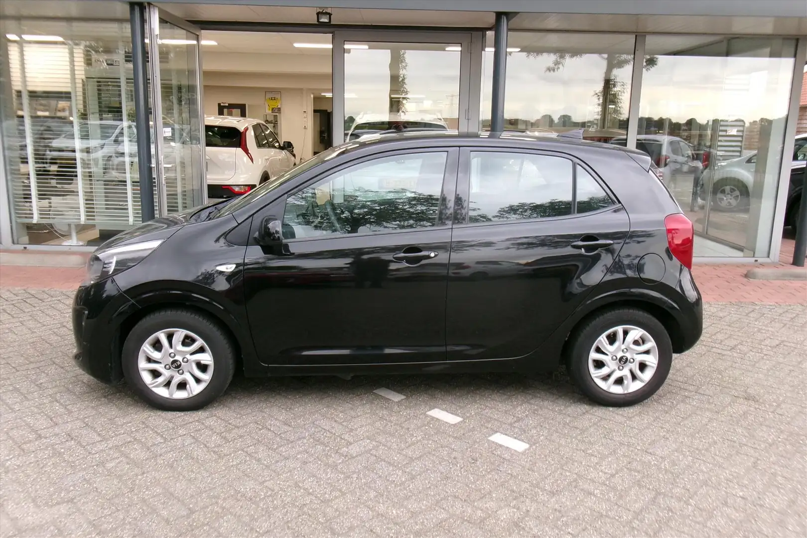 Kia Picanto 1.0 MPi ComfortPlusLine Navigator Org. Ned. Zwart - 2