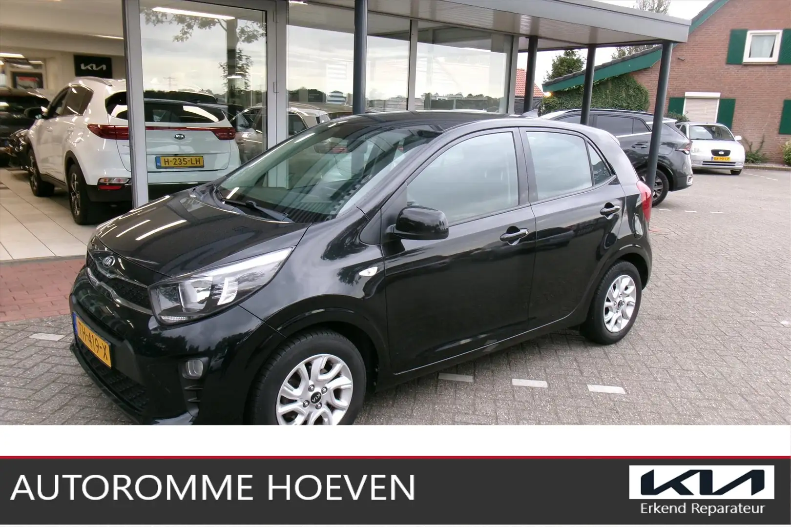Kia Picanto 1.0 MPi ComfortPlusLine Navigator Org. Ned. Zwart - 1