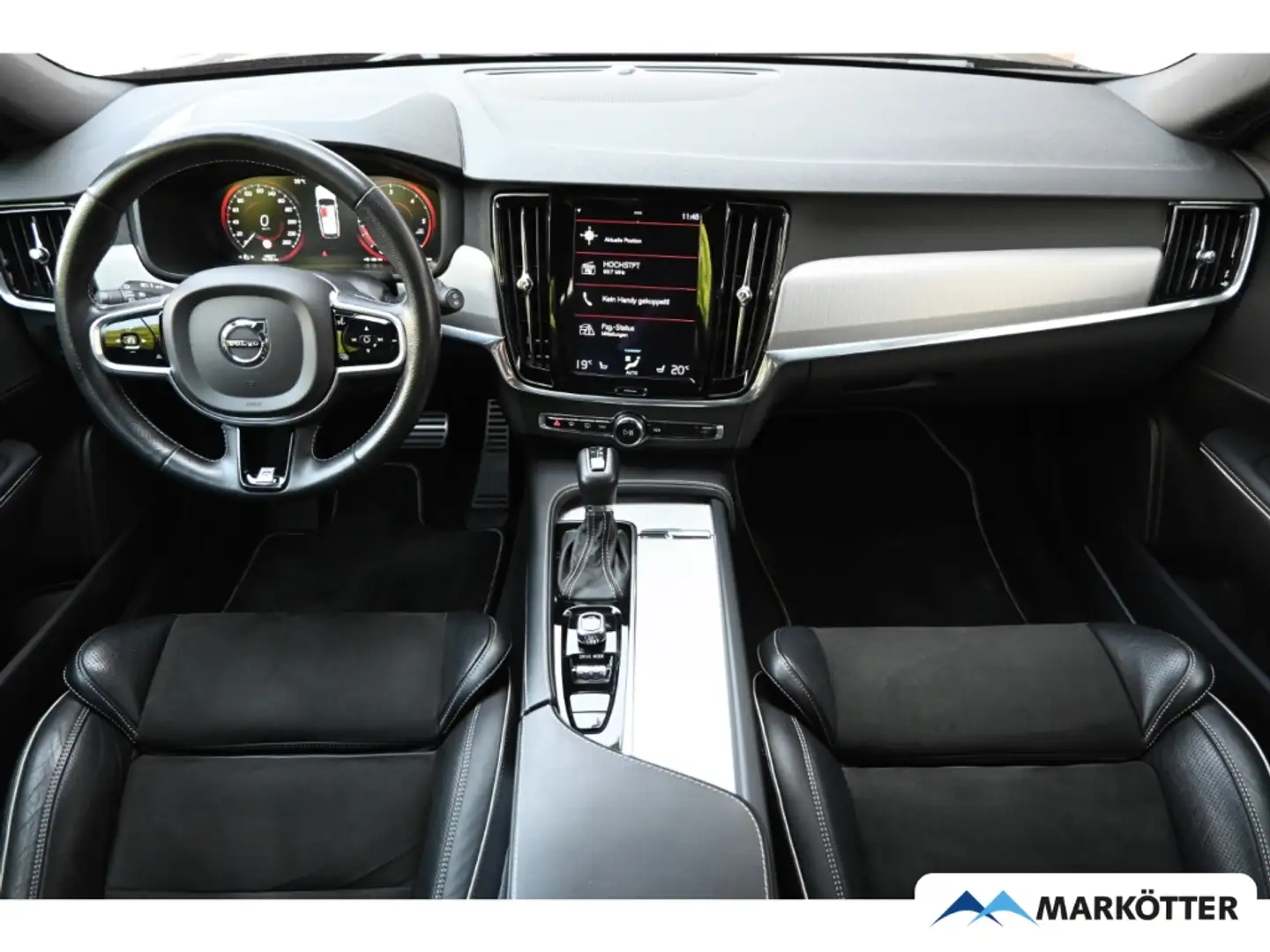 Volvo V90 D4 R-Design ACC/LED/NAVI/SitzH/PDC vo.-hi. Noir - 2