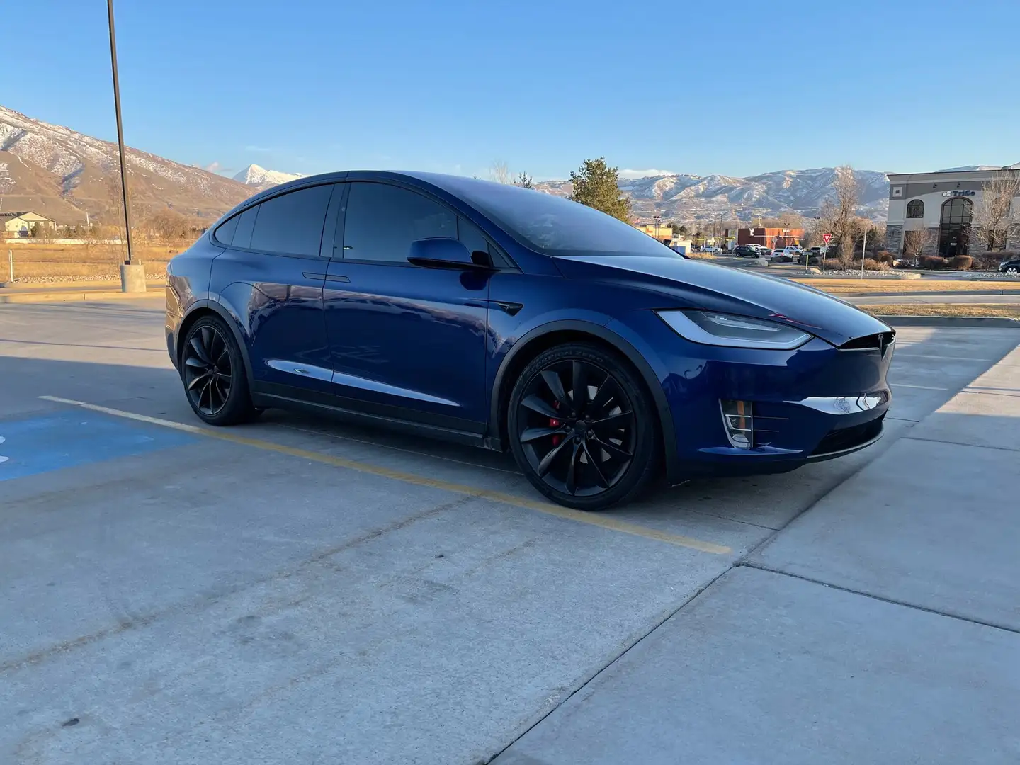 Tesla Model X Performance Dual Motor awd Синій - 1