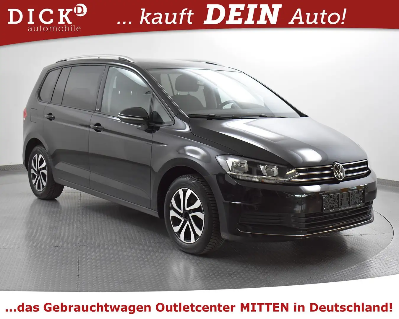 Volkswagen Touran 1.5TSI Active 7SI+VIRTU+NAVI+SHZ+PDC+ACC+ Černá - 1