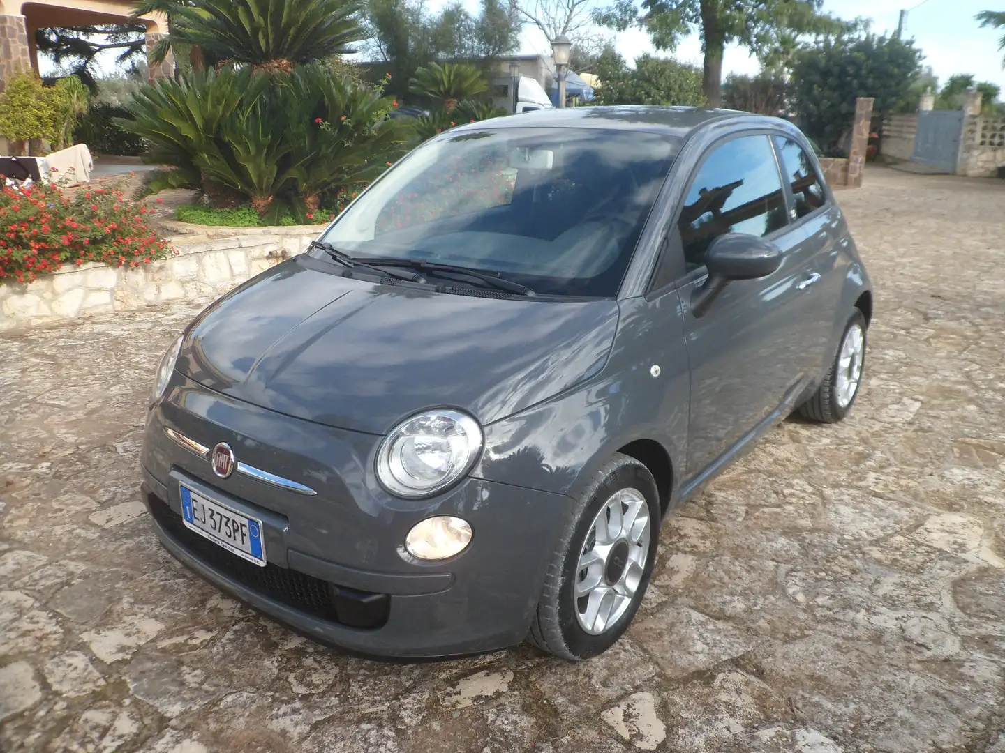 Fiat 500 500 1.3 Multijet 16V 95 CV Matt Black Grijs - 1