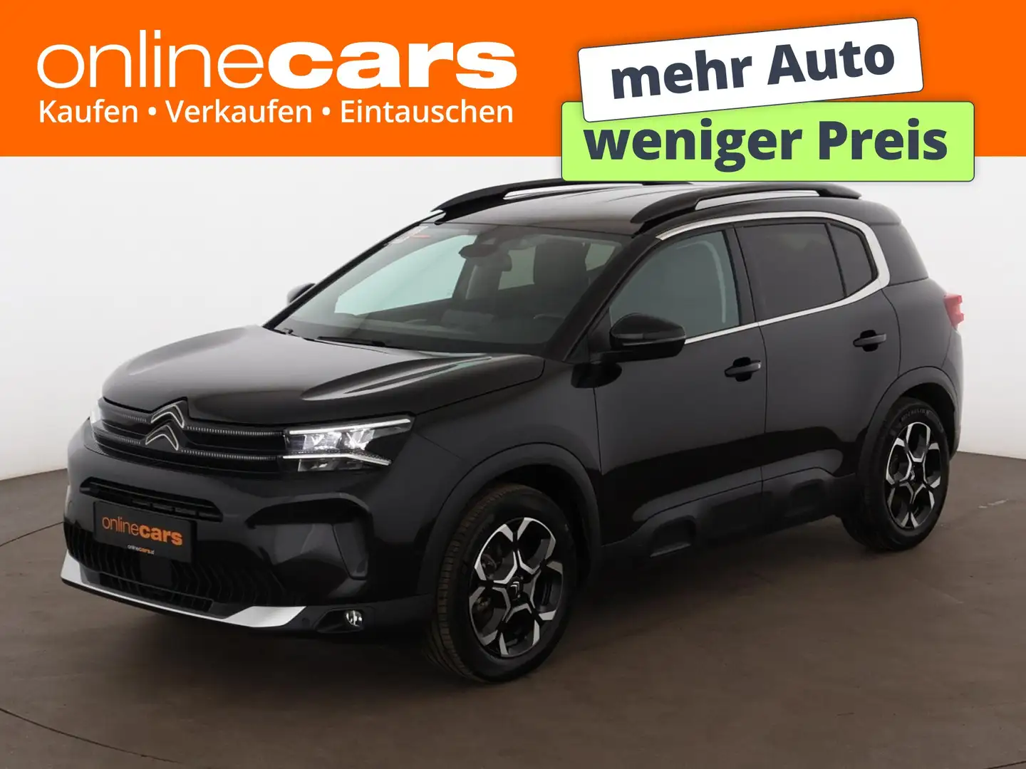 Citroen C5 Aircross 1.2 136 Aut LED LEDER NAVI SITZHZG Schwarz - 1