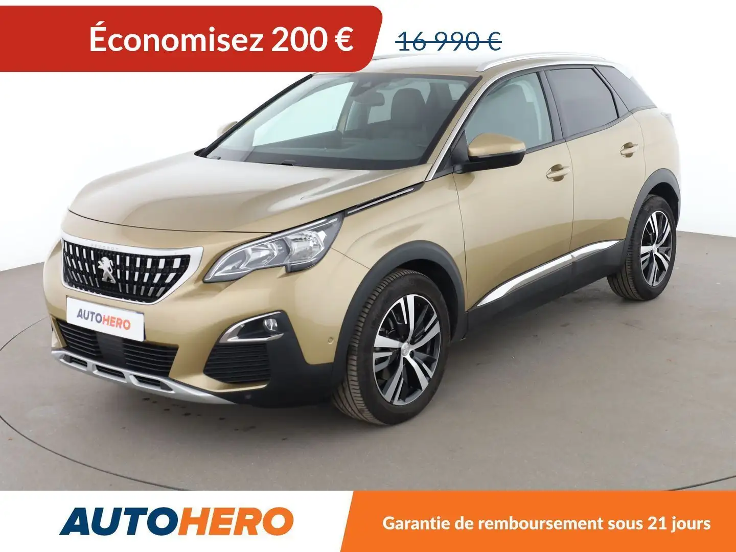 Peugeot 3008 1.5 Blue-HDi Allure EAT8 Sárga - 1