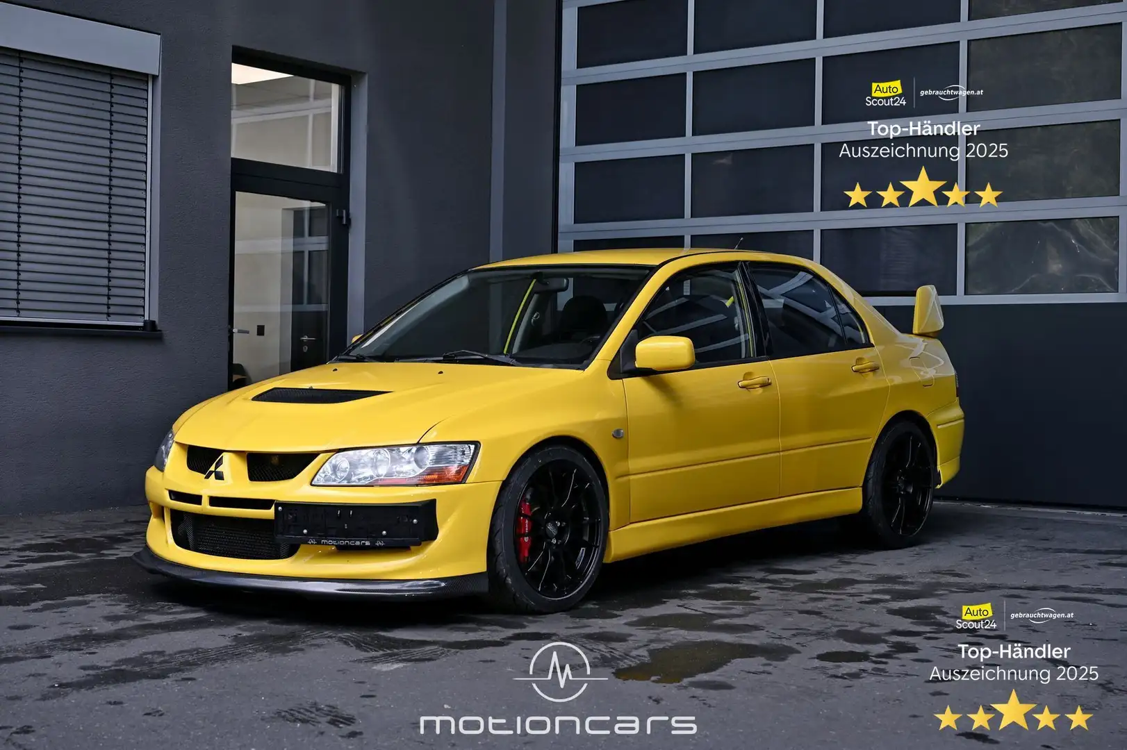 Mitsubishi Lancer Evo VIII EXP € 46.480,- Gelb - 1