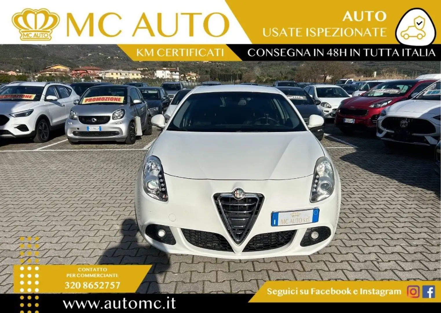 Alfa Romeo Giulietta 1.4 Turbo 120 CV Distinctive Bianco - 2