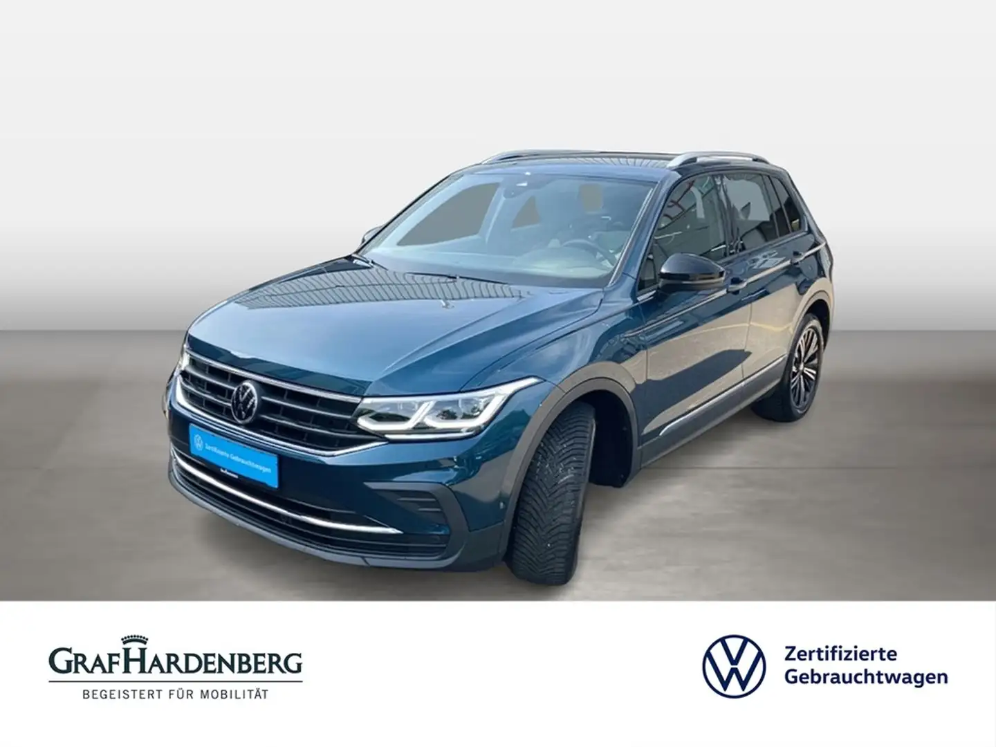Volkswagen Tiguan United 1.5 TSI DSG Standheizung MatrixLED Blau - 1