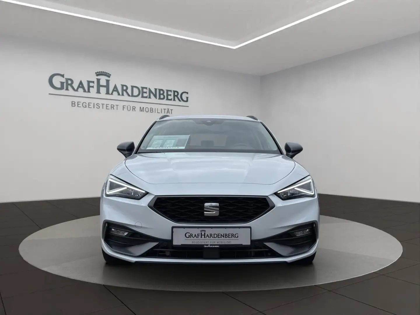 SEAT Leon Sportstourer 2.0 TDI DSG FR-Line ACC PDC Blanc - 2