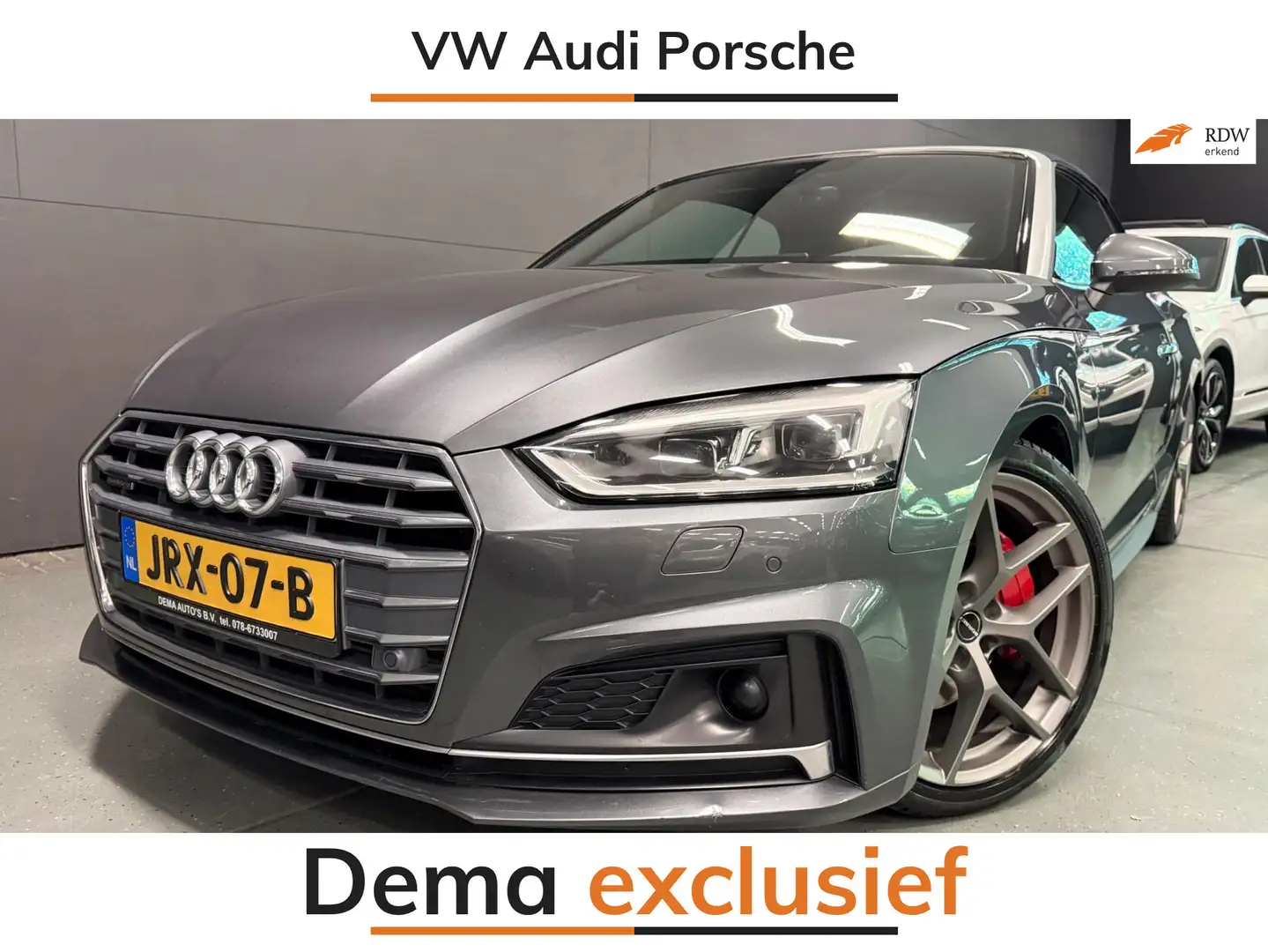 Audi A5 CABRIOLET 45 TFSI quattro Sport 3XS-LINE V-COCKPIT Gris - 1