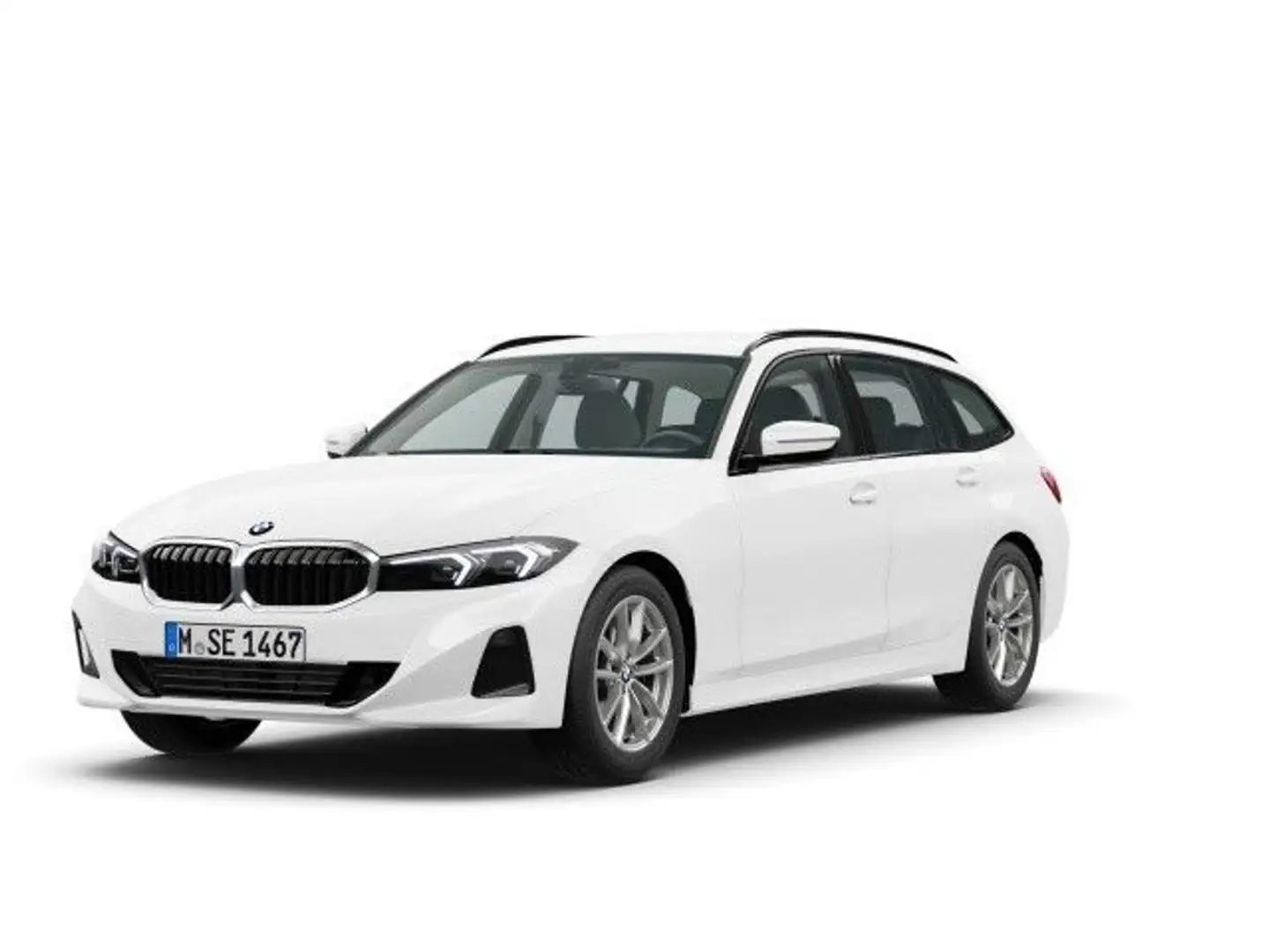 BMW 318 i Touring Auto Klimaaut. AHK PDC Weiß - 1