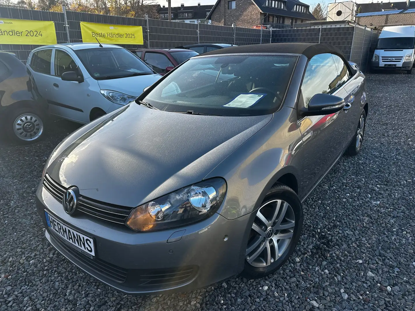 Volkswagen Golf Cabriolet *SCHECKHEFTGEPFLEGT / 8-FACH BEREIFT* Gris - 1
