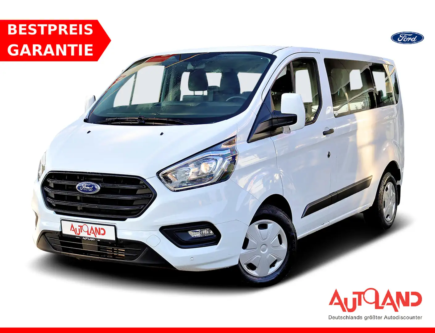 Ford Transit Custom L1 9-Sitzer Navi Sitzheizung PDC Blanc - 1