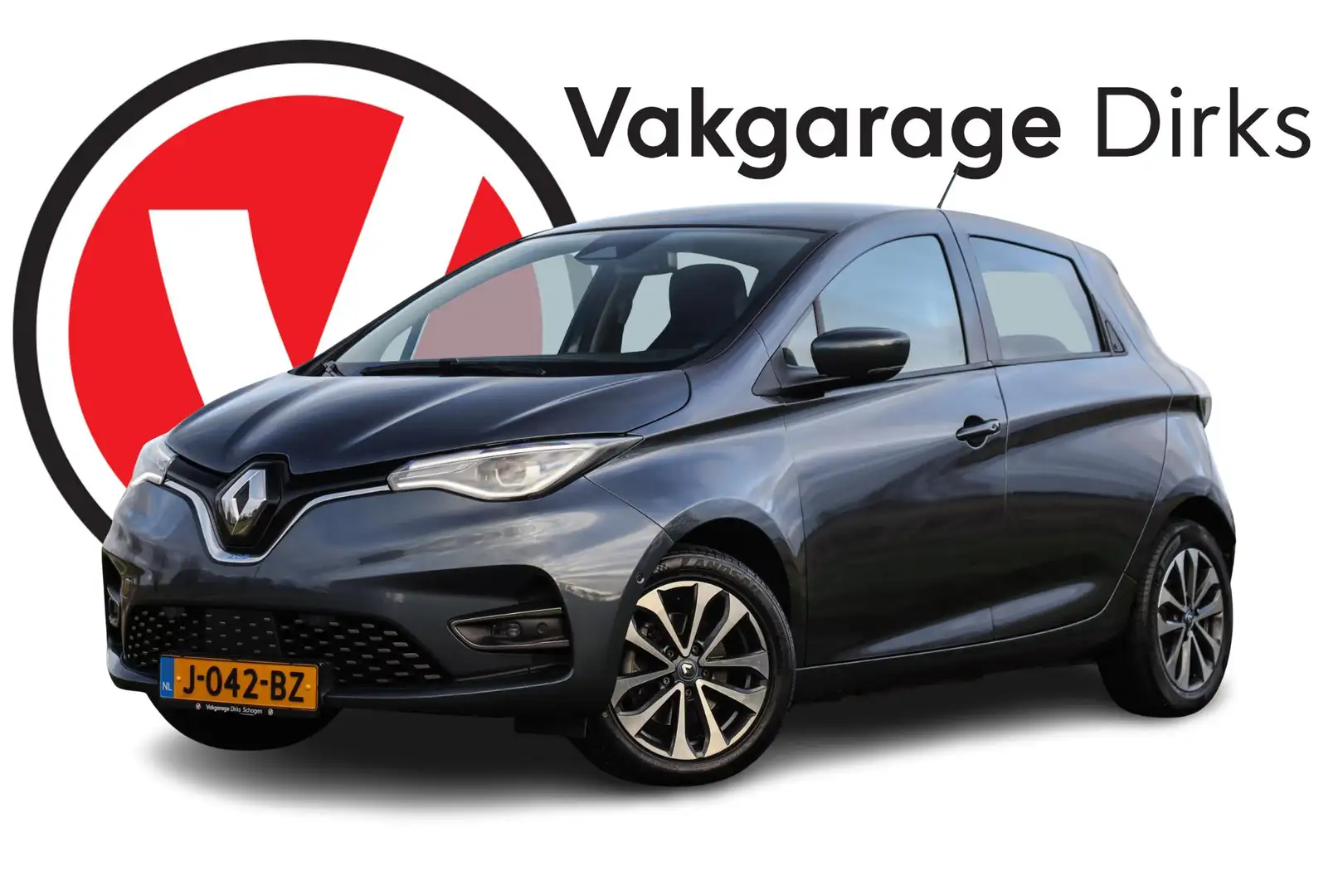 Renault ZOE R135 Intens 52 kWh Koopaccu ✅ SOH 93% ✅ Warmtepomp Grau - 1