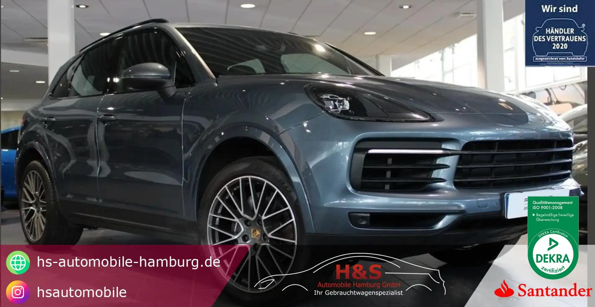 Porsche Cayenne Cayenne  LEDER*BOSE*CARPLAY Blu/Azzurro - 1