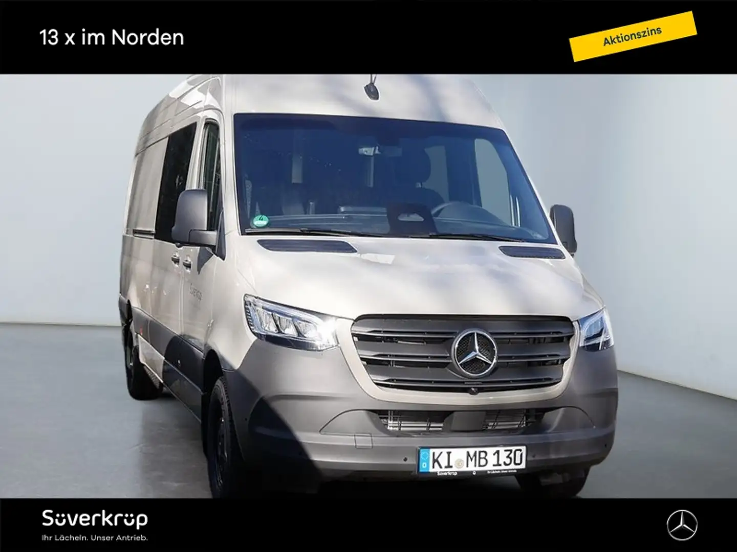 Mercedes-Benz Sprinter 319 Kasten Aut. AHK/STANDH/DISTRO/TWA/SPU Grau - 2