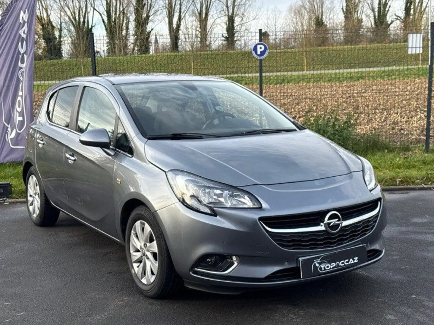 Opel Corsa 1.2 ESS 70CH * 96.000KM * 2018 * CAMERA * GARANTIE Gris - 2