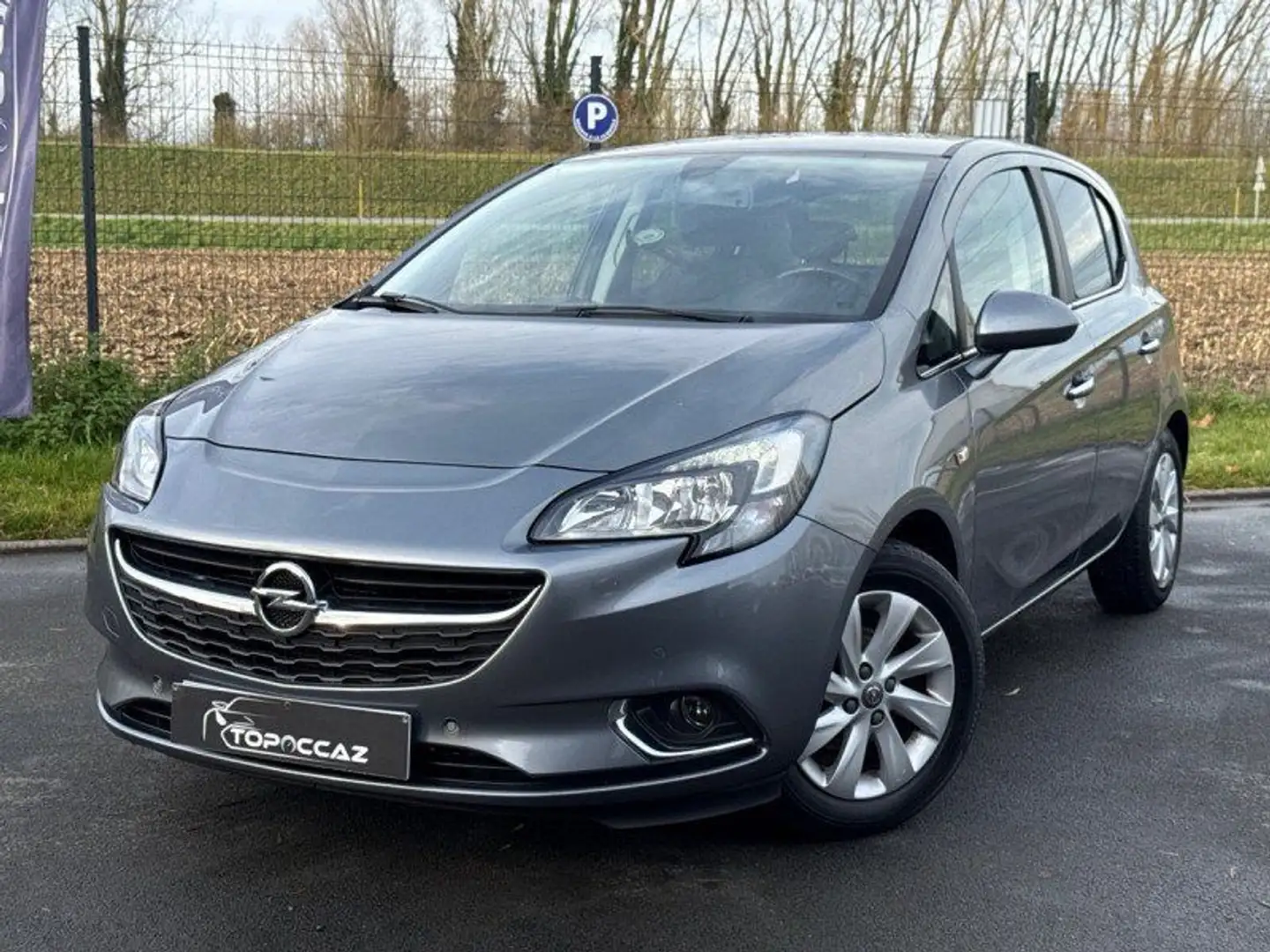 Opel Corsa 1.2 ESS 70CH * 96.000KM * 2018 * CAMERA * GARANTIE Gris - 1
