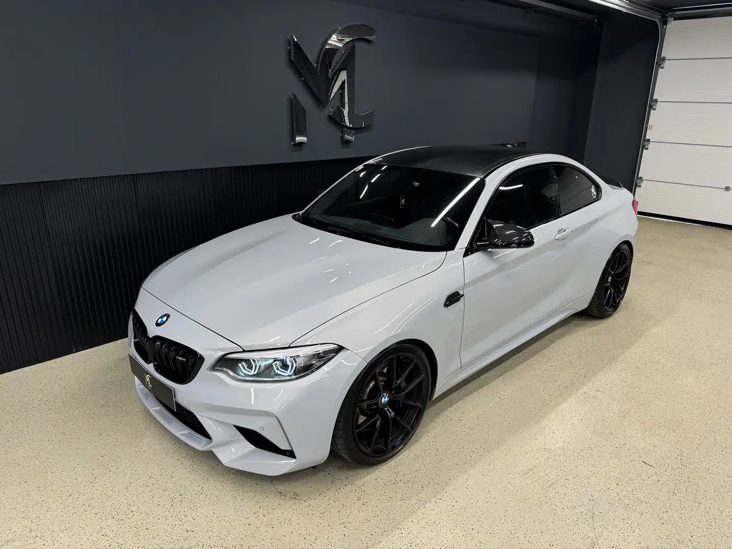 BMW M2 LCI`COMP.`AGA`KW-GEWINDE`PERF.`LED`LEDER`CARPLAY` Grijs - 1