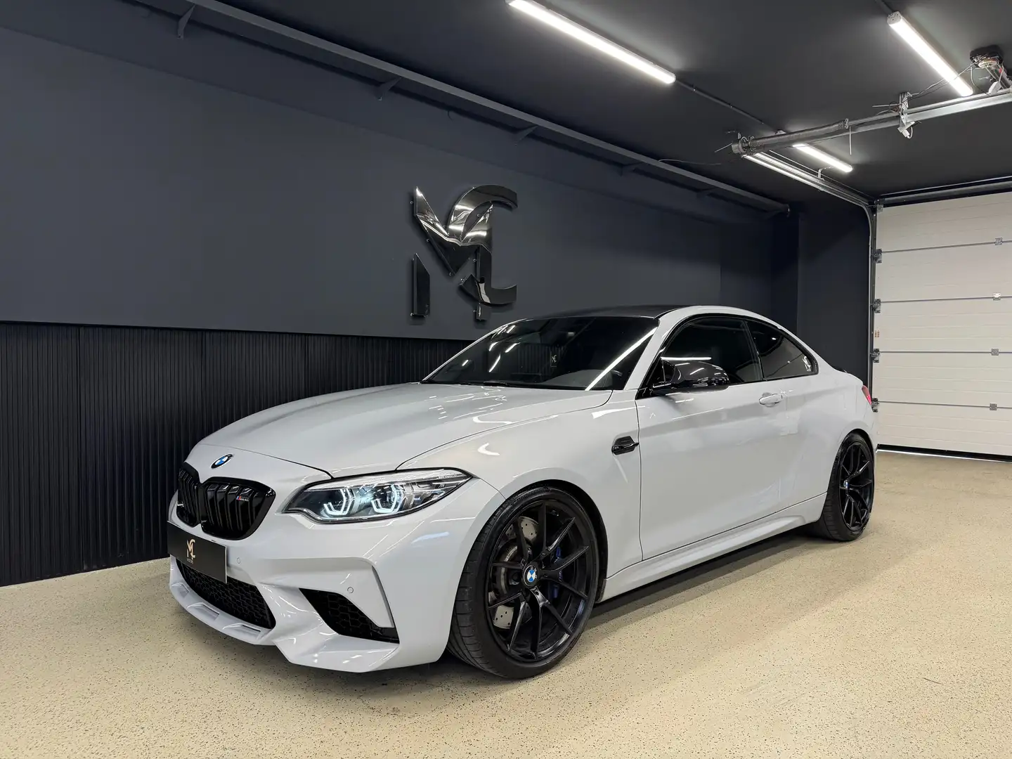 BMW M2 LCI`COMP.`AGA`KW-GEWINDE`PERF.`LED`LEDER`CARPLAY` Grijs - 2