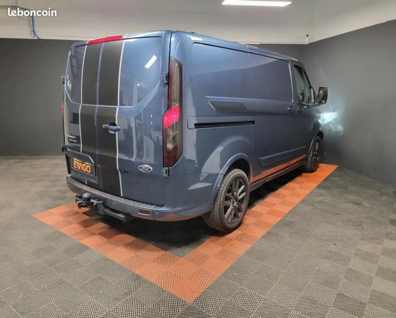Ford Transit Custom Transit FOURGON 2.0 TDCI 170ch L1H1 SPORT BVA6 Blu/Azzurro - 2