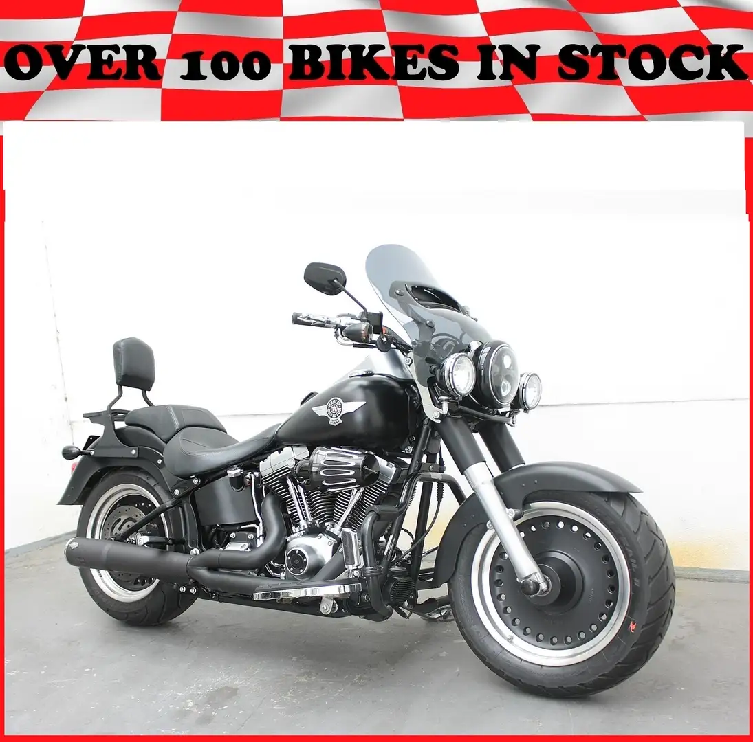 Harley-Davidson Softail FLSTFB Softail Fat Boy Lo 5HD1.... Černá - 1