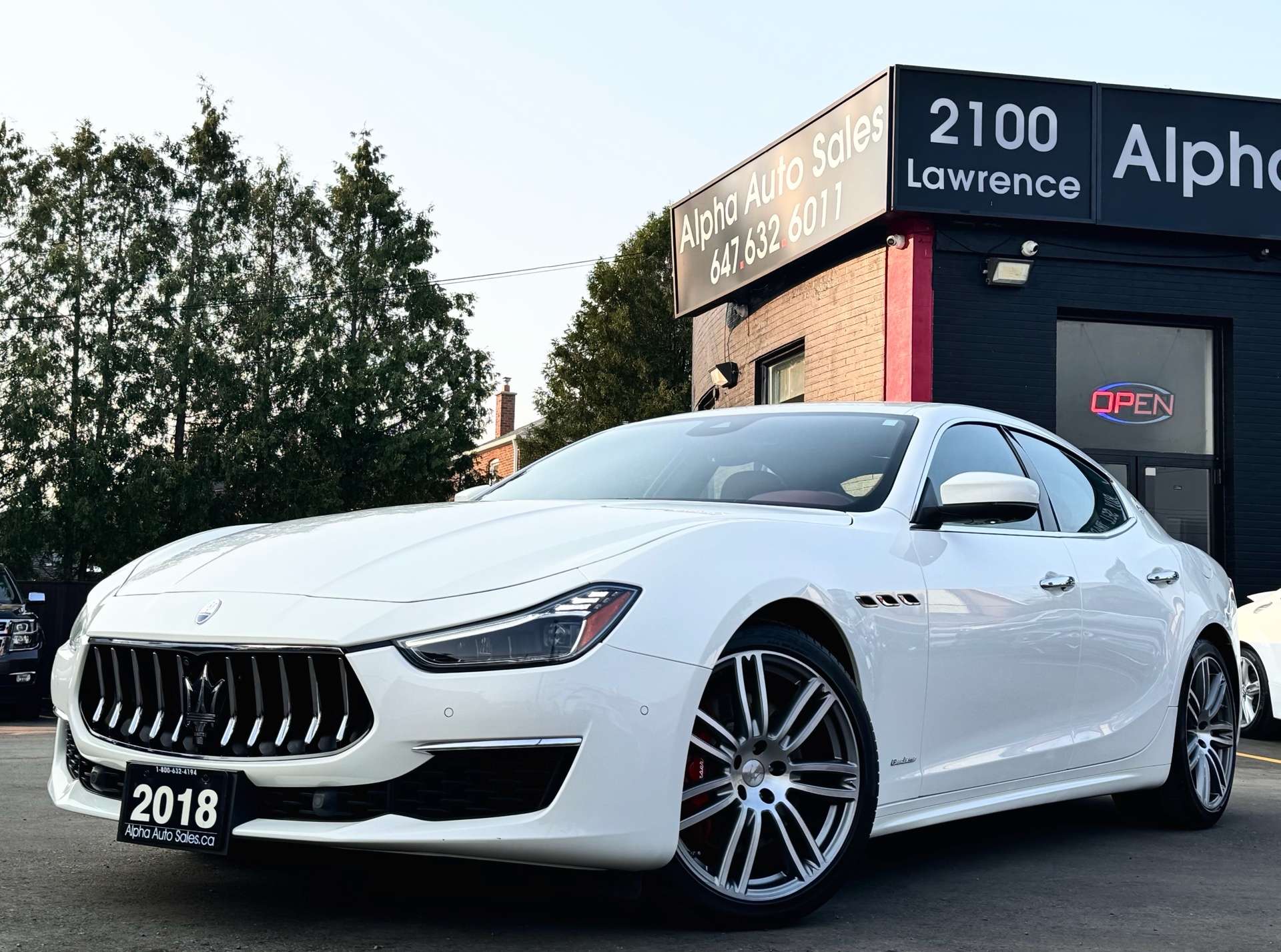 2018 Maserati Ghibli S Q4 GranLusso 3.0L|424HP|ONLY 39k KM||