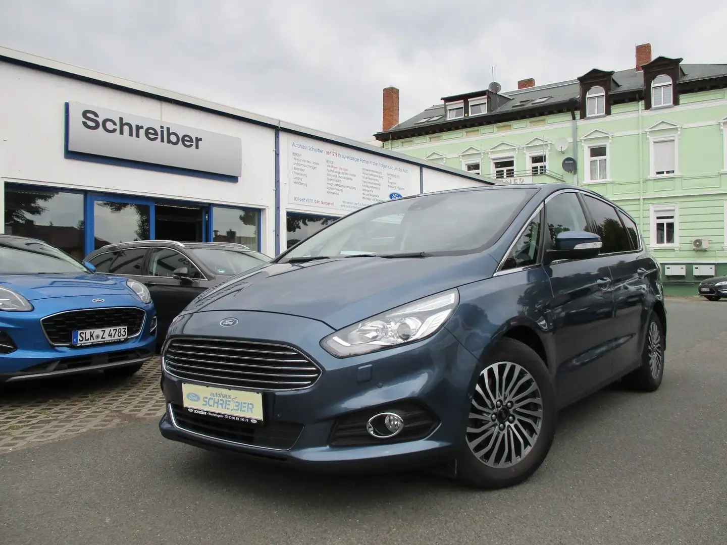 Ford S-Max S-Max 2.0 EcoBlue Aut. TITANIUM, ACC, AHK, Navi Bleu - 1