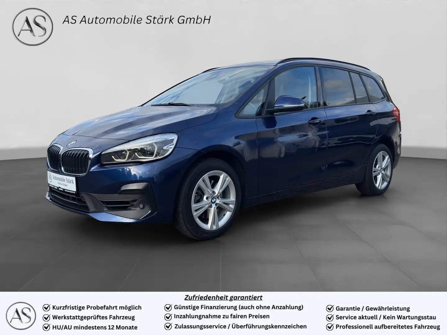 BMW 218 Automatik 7-Sitzer+LED+PDC+AHK Bleu - 1