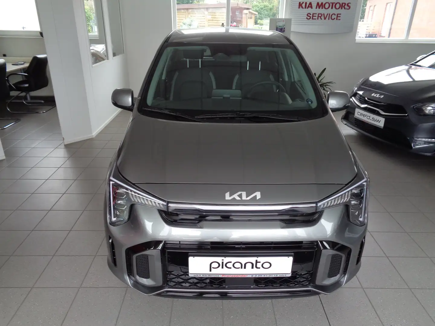 Kia Picanto Picanto  5-Türer 1.2 Aut. GT-Line Leder Navi Silber - 1