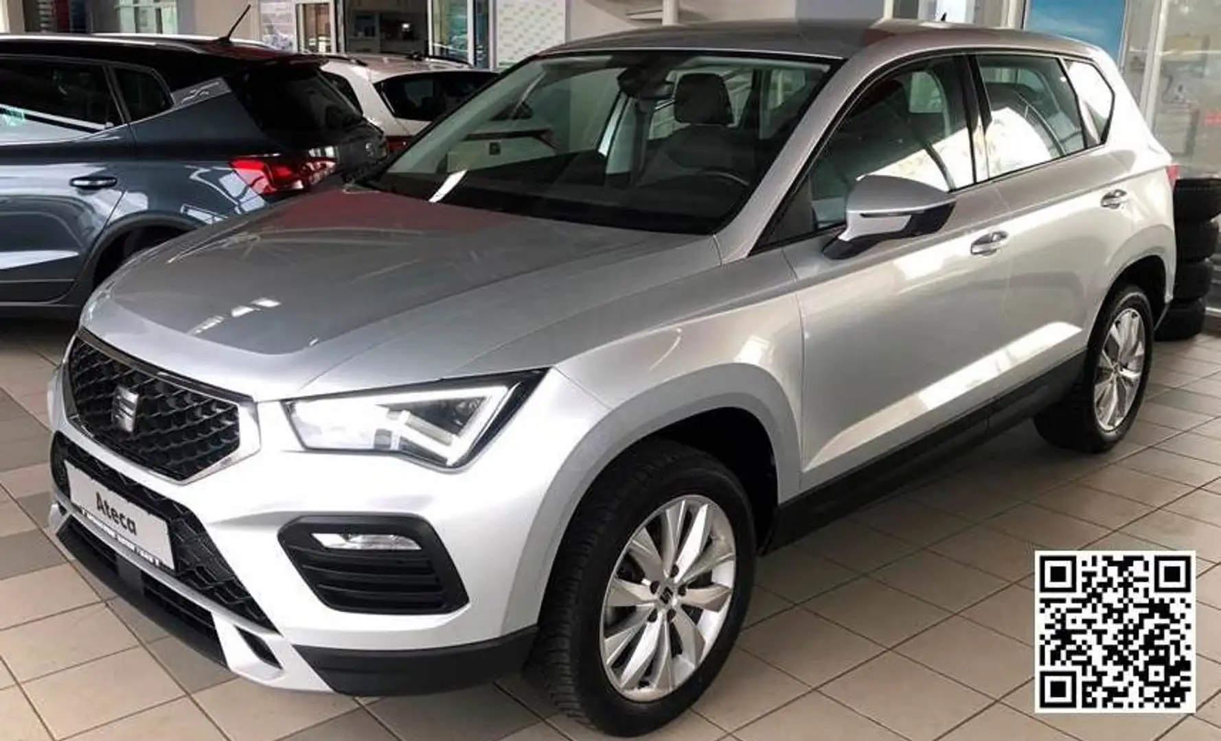 SEAT Ateca 1.5TSI Anhängerzug, Ganzjahresreifen, Navi Grau - 2