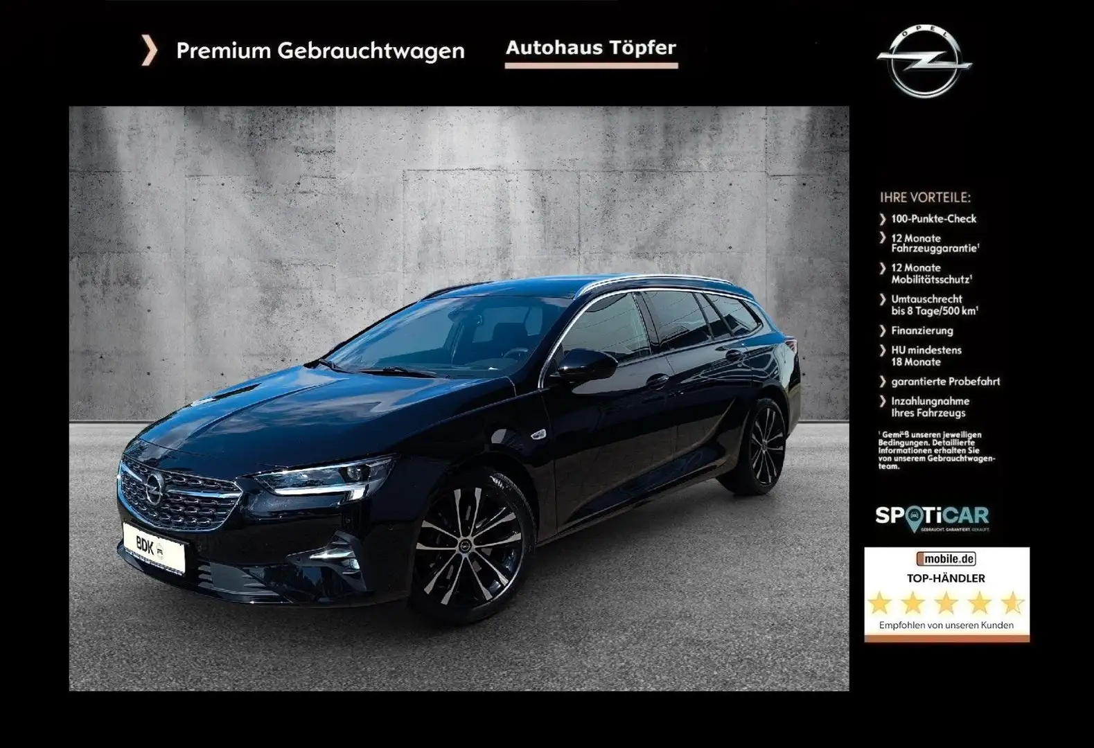 Opel Insignia B ST Premium "Ultimate" 1-Hand/Garantie Noir - 1