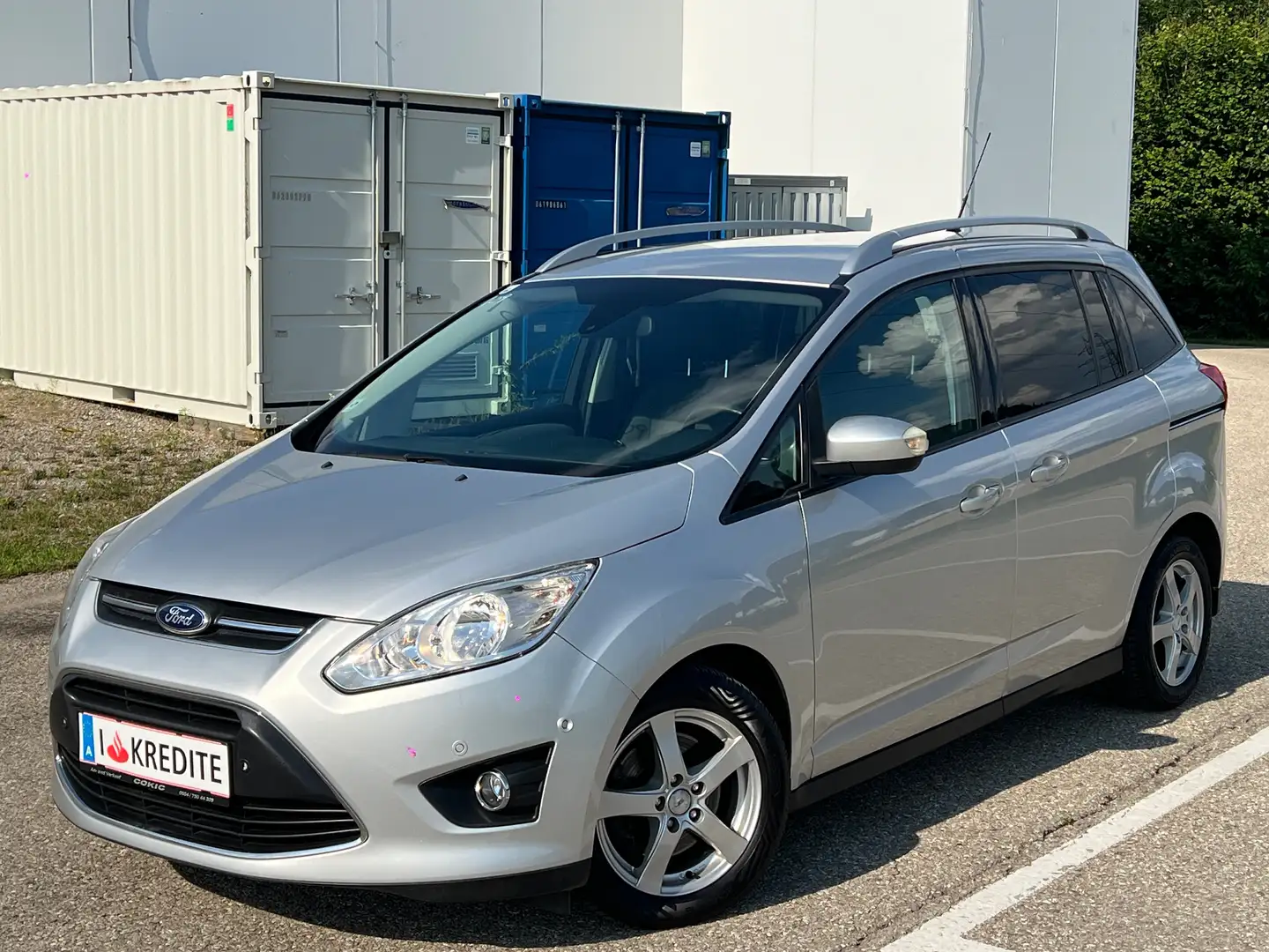 Ford Grand C-Max Easy 1,0 EcoBoost - Kredit - Pickerl neu Silber - 1
