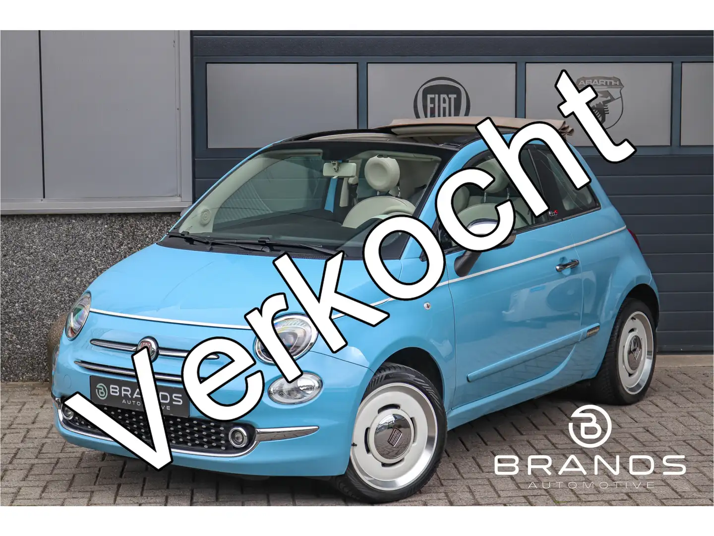 Fiat 500C 1.2 Spiaggina'58 Vol opties 1 of 1.958 Limited ed. Bleu - 1