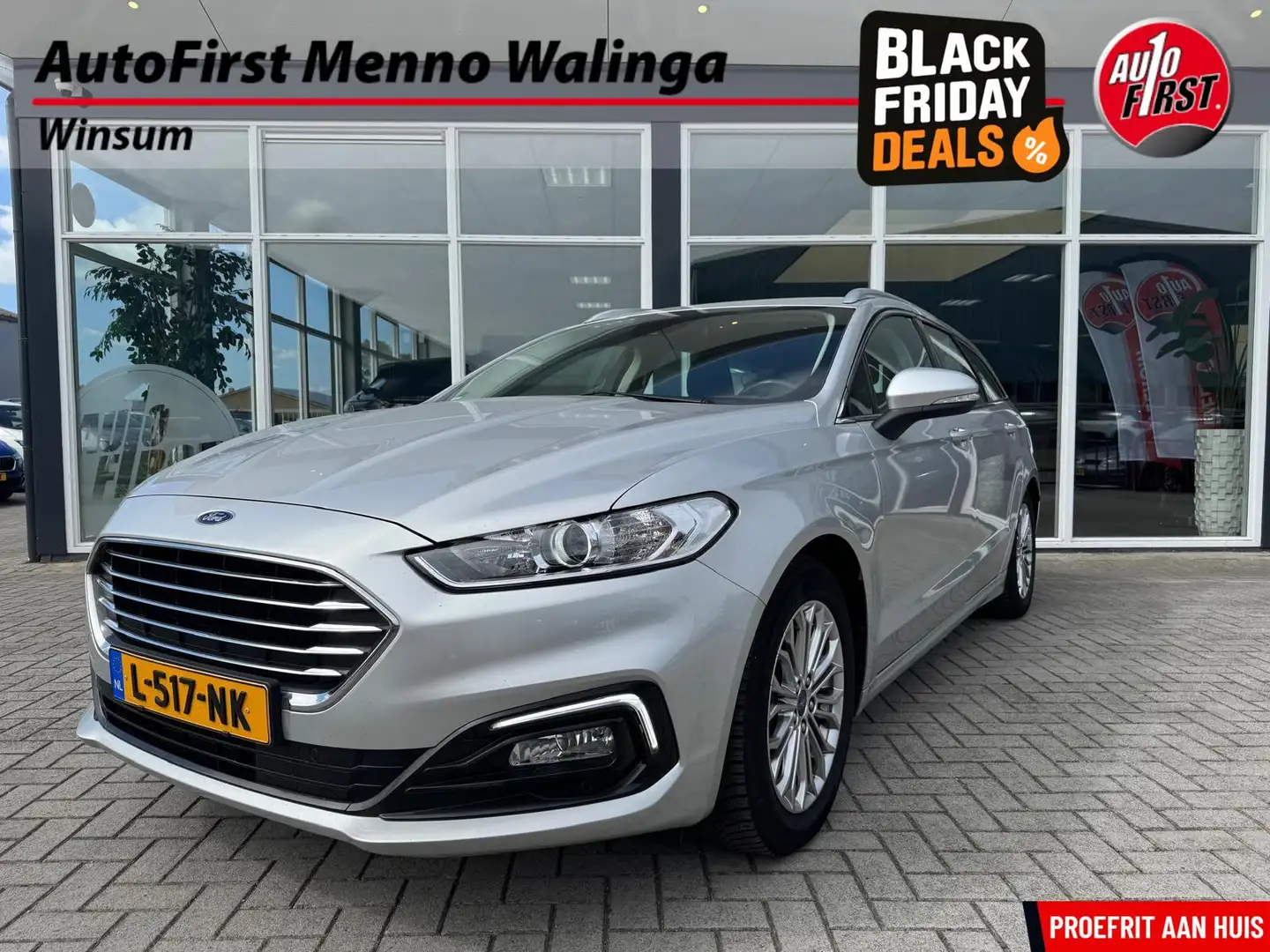 Ford Mondeo Wagon 2.0 IVCT HEV Titanium|Stoelverwaming|Navi|Cr Grau - 1