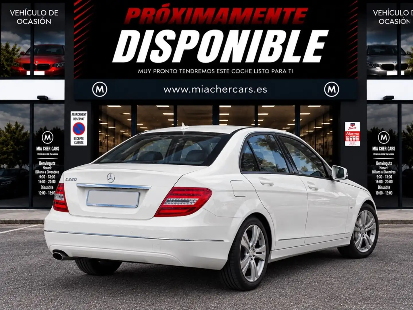 Mercedes-Benz C 220 220CDI BE Avantgarde 7G Blanco - 2