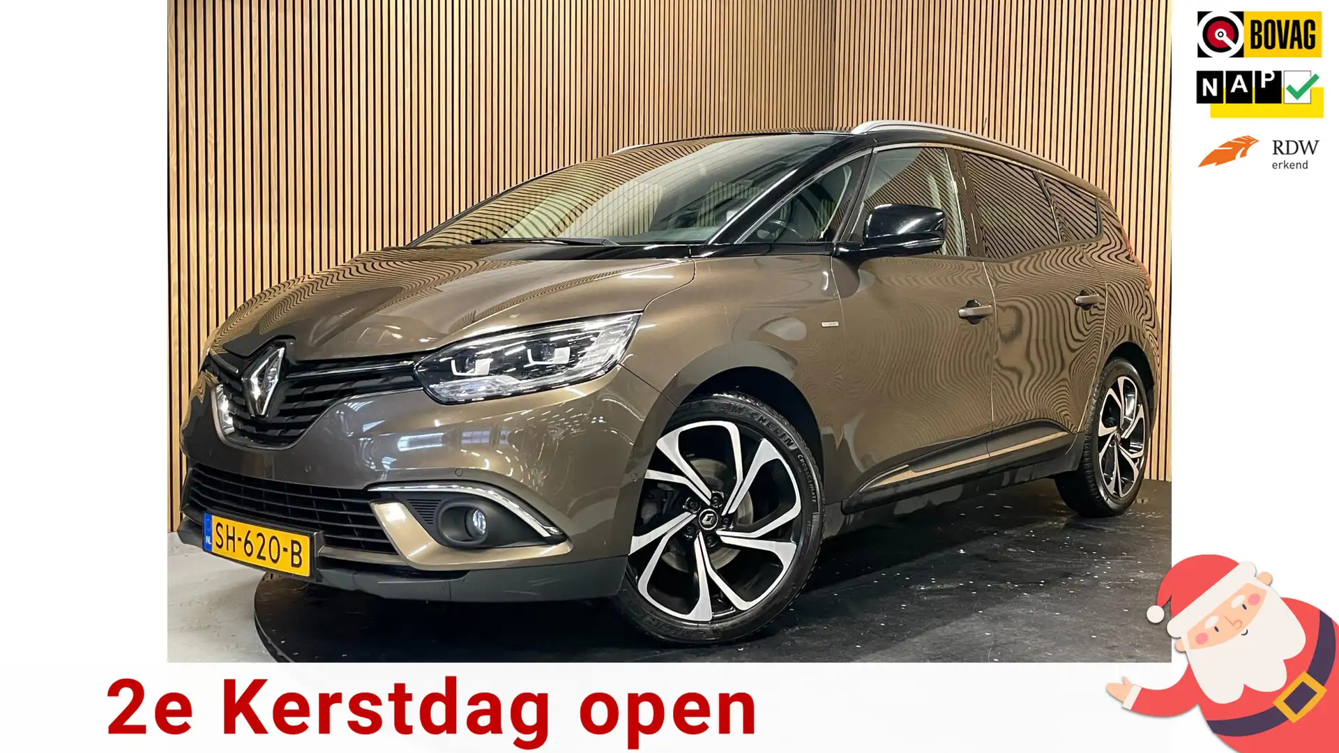 Renault Grand Scenic 1.3 TCe Bose|LUXE|AUTOMAAT|TREKHAAK|KEYLESS|LEDER| Brun - 1