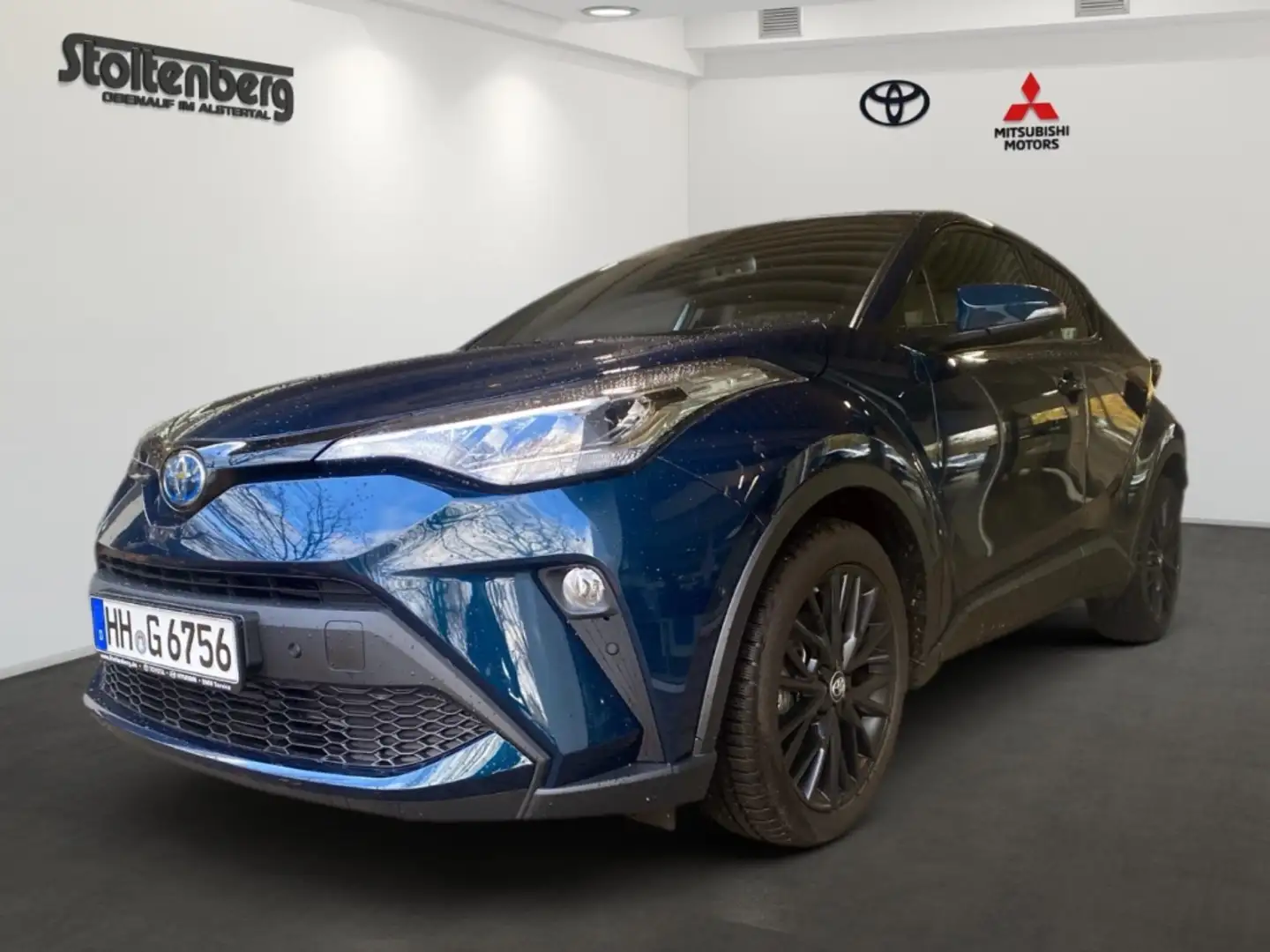 Toyota C-HR 2.0 Hybrid Team D LED Navi Keyless ACC Rückfahrkam Blau - 1