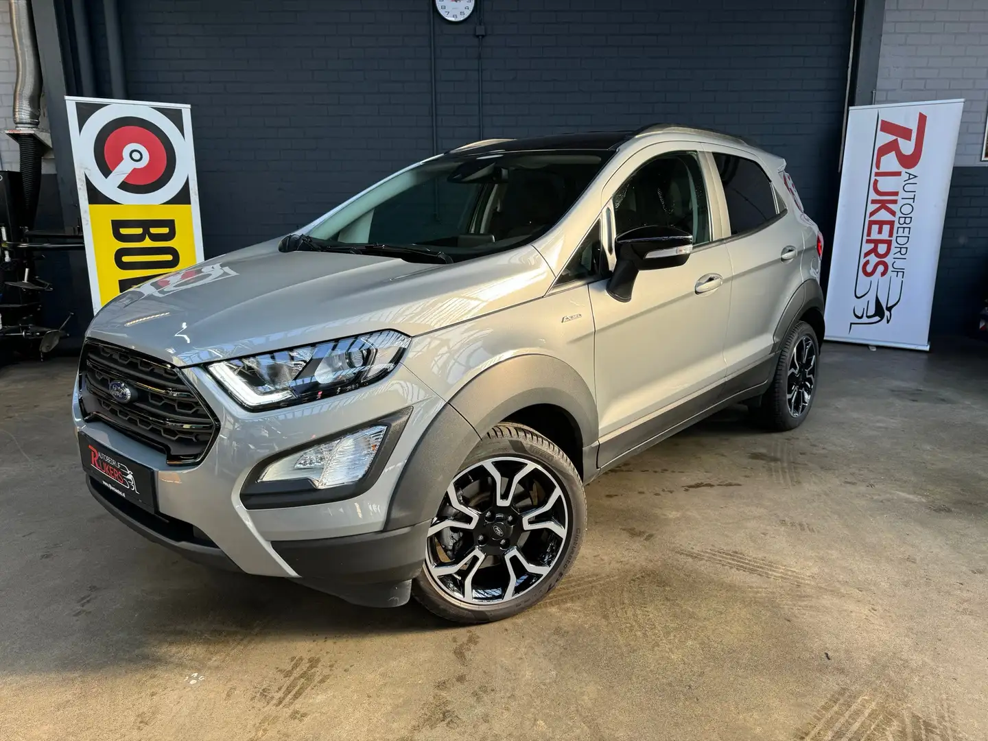 Ford EcoSport Active 125pk,Navigatie,Apple carpl,Cruise Contr,Cl Grijs - 1