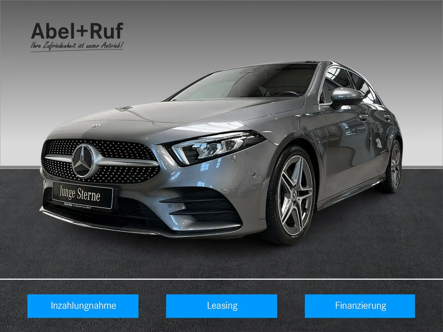 Mercedes-Benz A 220 AMG+LED+Ambiente+Spurhalte-Assist+Pano+SHz Grigio - 1
