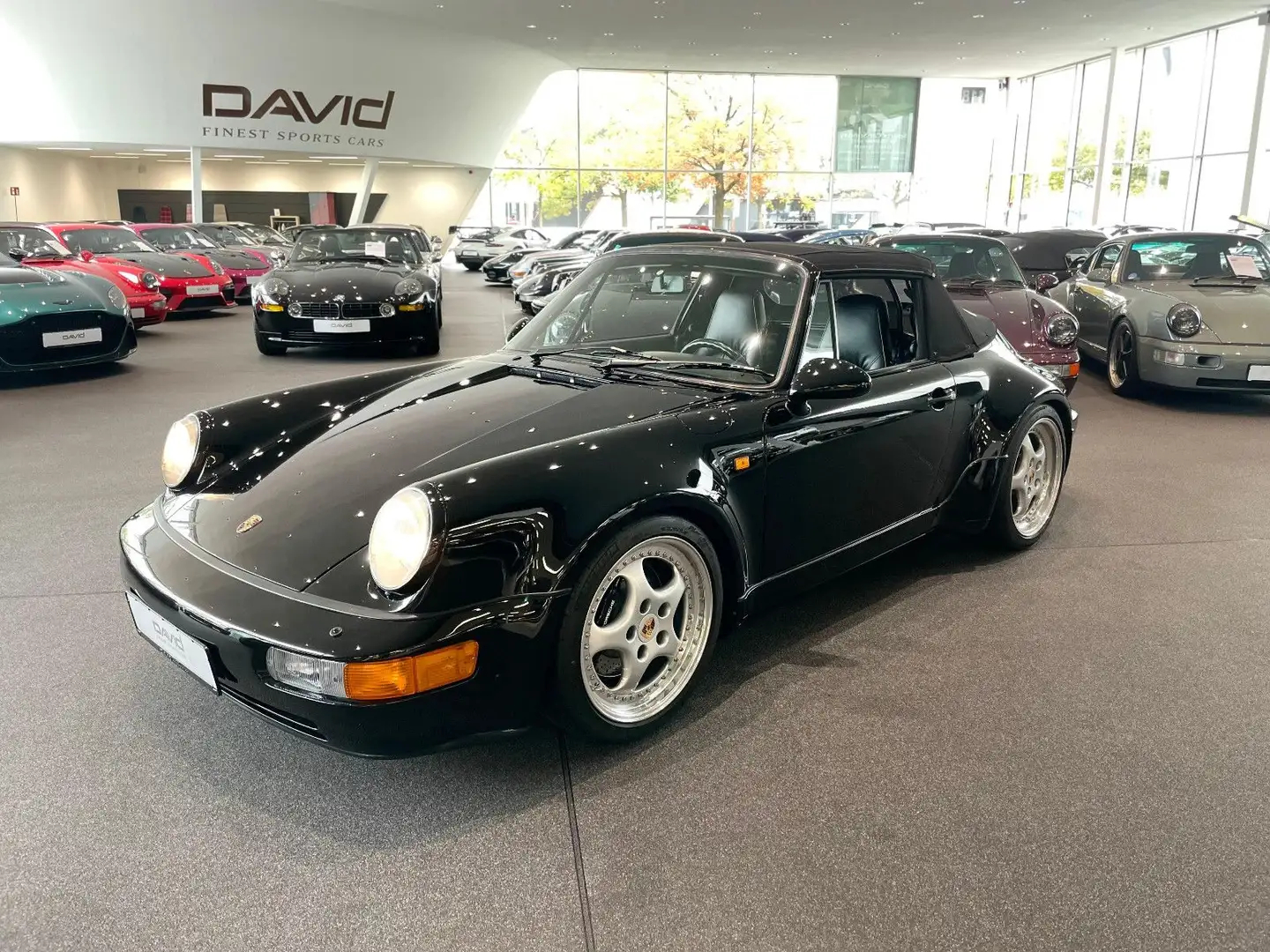 Porsche 964 Carrera 2 Cabrio WTL *deutsch*Historie* Noir - 2