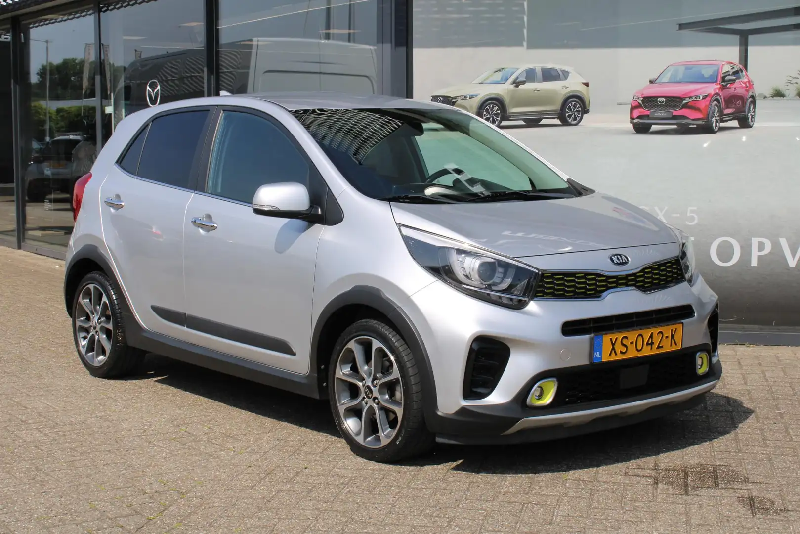 Kia Picanto 1.0 T-GDI X-Line , LMV 16 Inch, PDC, Apple Carplay Grijs - 2