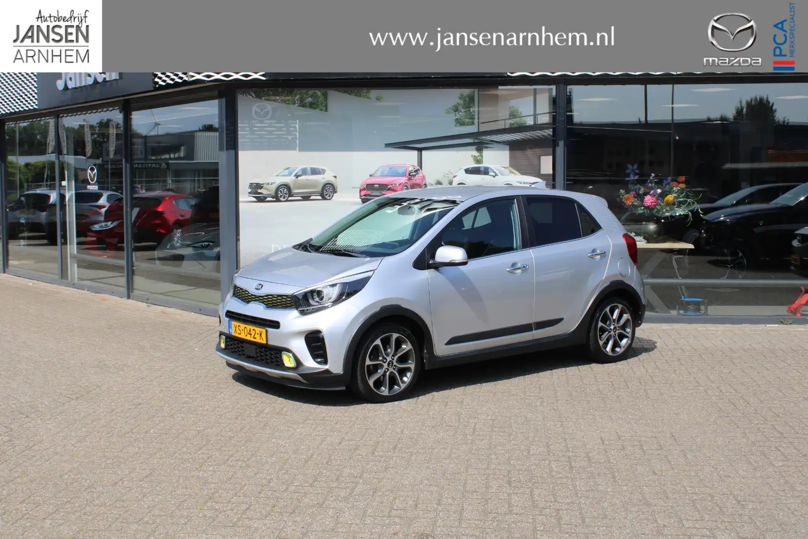 Kia Picanto 1.0 T-GDI X-Line , LMV 16 Inch, PDC, Apple Carplay Gris - 1