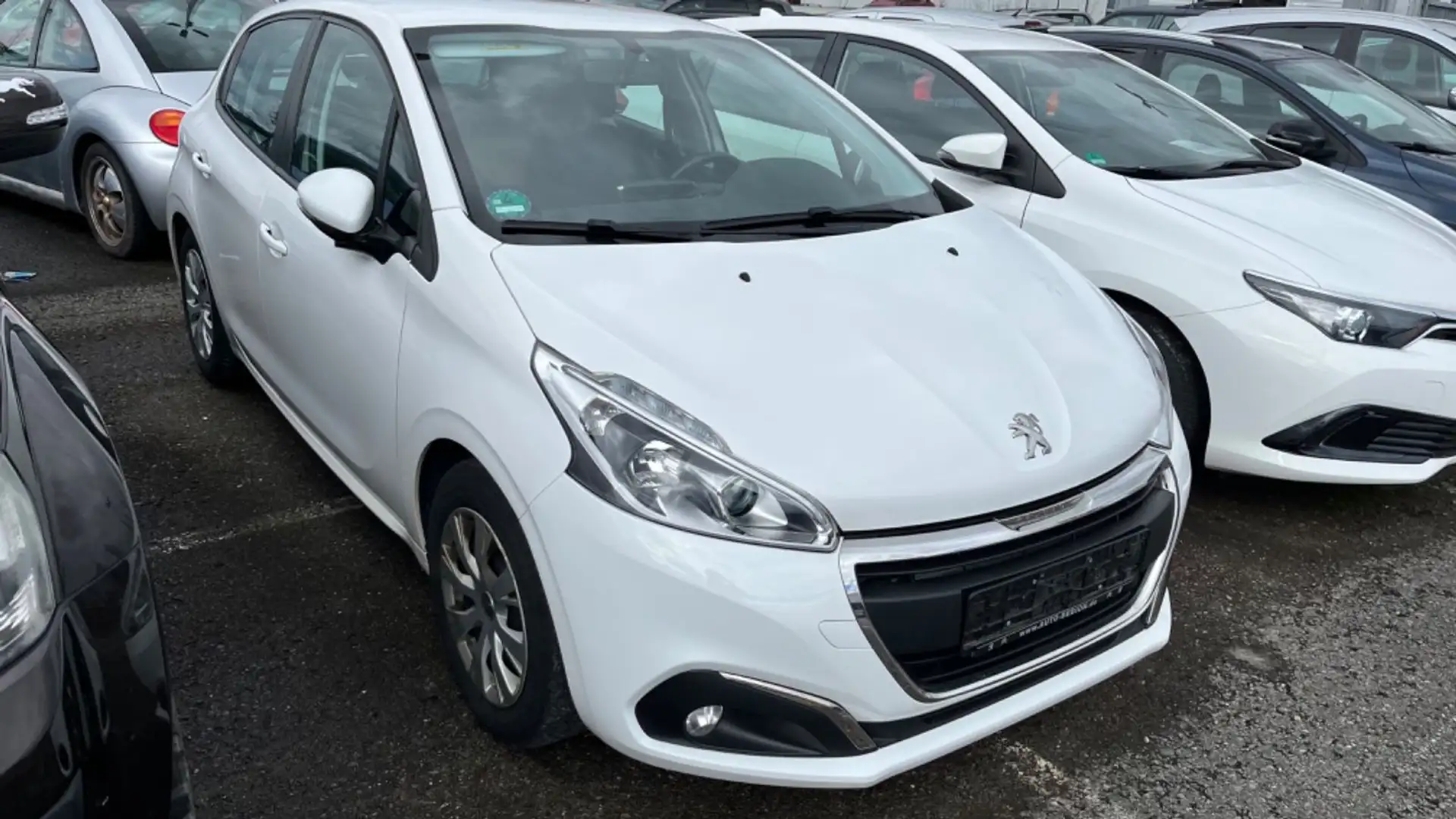 Peugeot 208 Active, 1. Hand, TÜV 05.2024, Klima, Euro 6 Blanco - 1