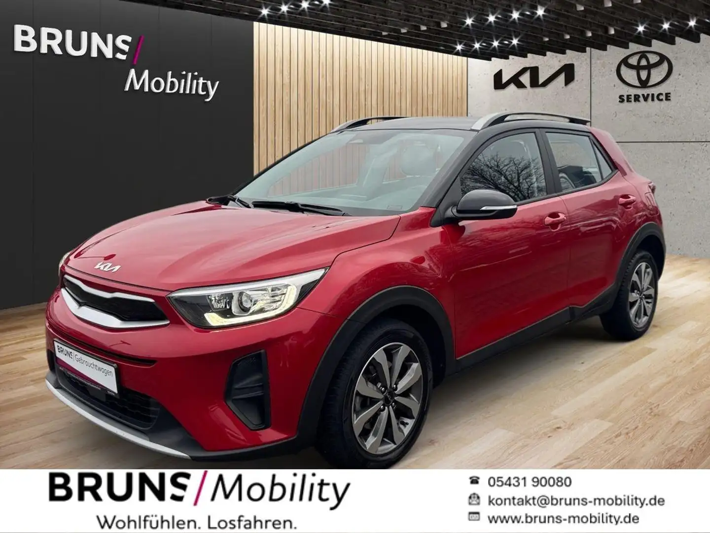 Kia Stonic 1.0T 100 DCT VISION NAV Roşu - 1