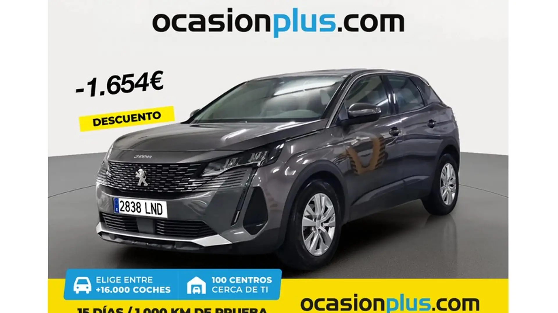 Peugeot 3008 1.2 PureTech S&S Access 130 Silber - 1