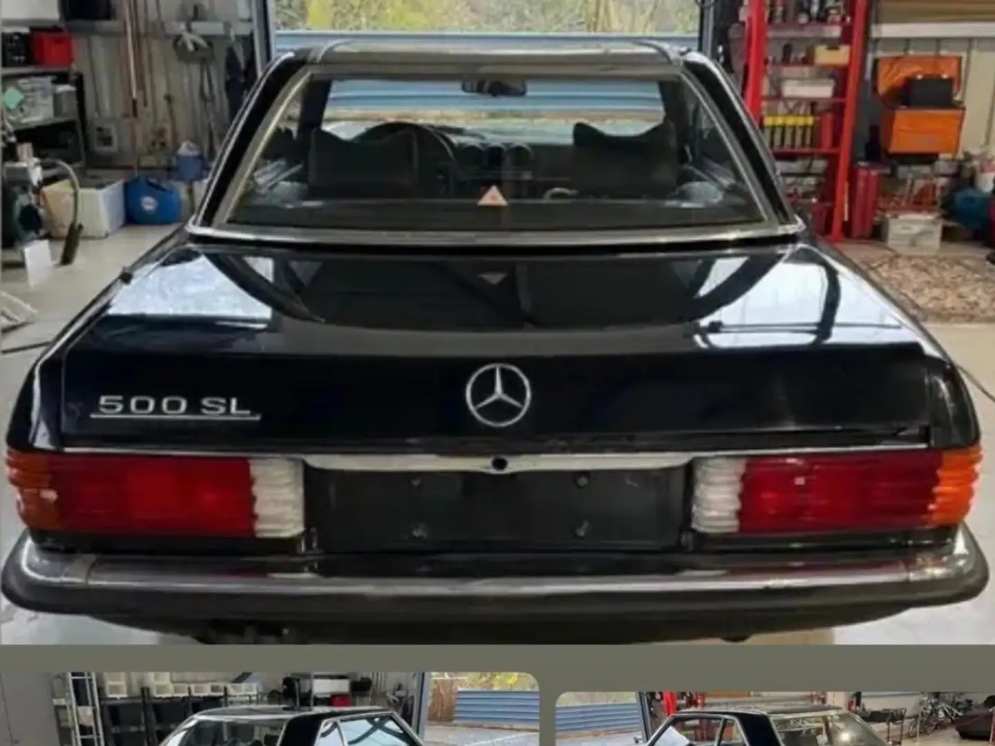 Mercedes-Benz 500 SL W107 zum richten aus Sammlung Černá - 2