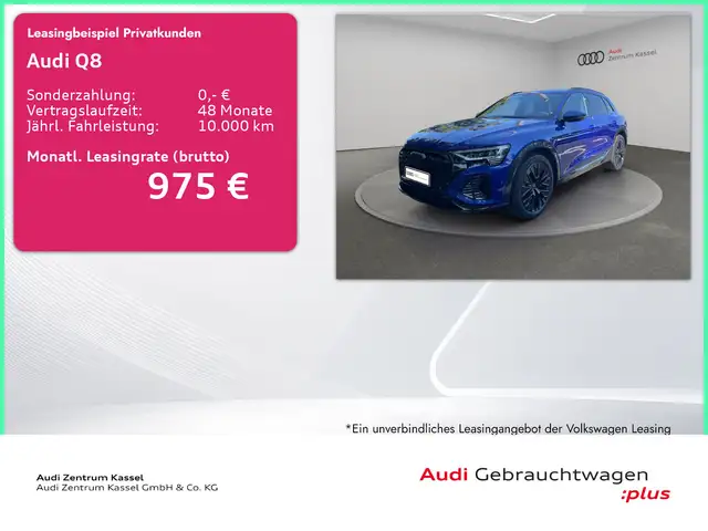 2023 Audi Q8 E-Tron in Blue for sale