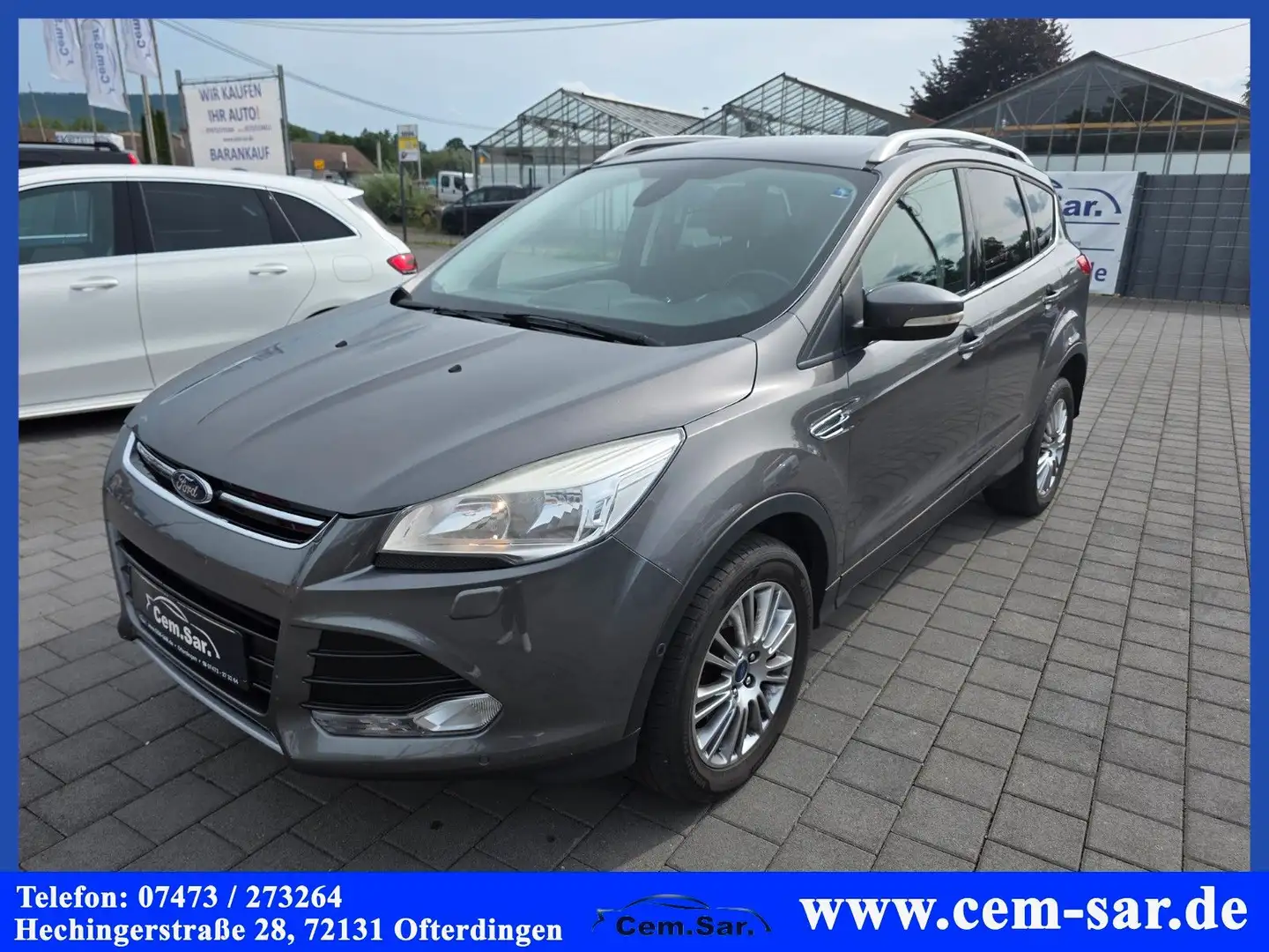Ford Kuga Titanium *Rückfahrkamera*AHK*8xFach ALU-Fe. Grigio - 2