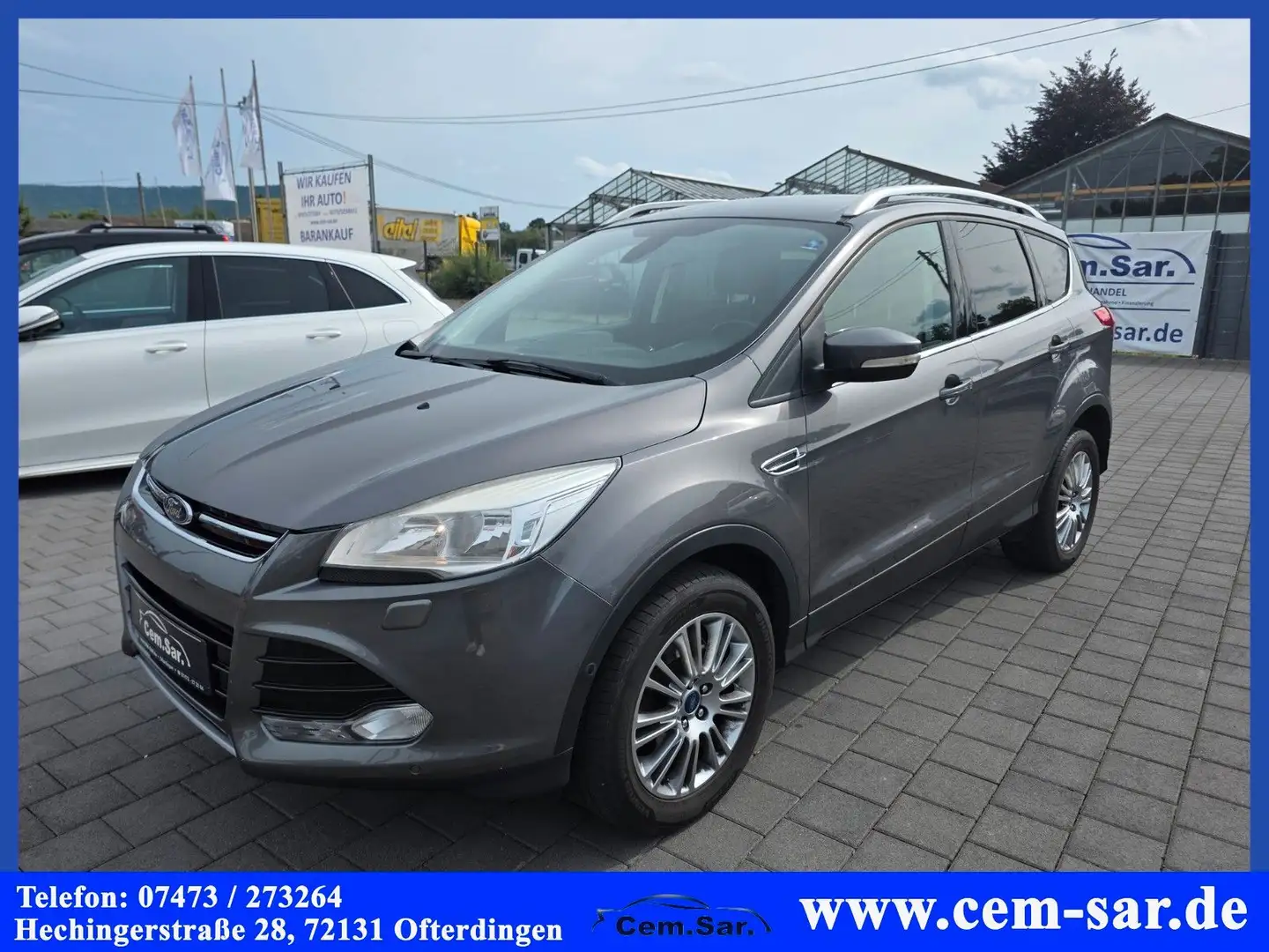Ford Kuga Titanium *Rückfahrkamera*AHK*8xFach ALU-Fe. Grigio - 1