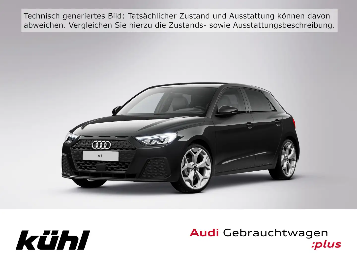 Audi A1 25 TFSI S tronic LED/ACC/Navi Schwarz - 1